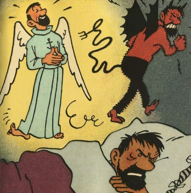Le diable qui s'en va